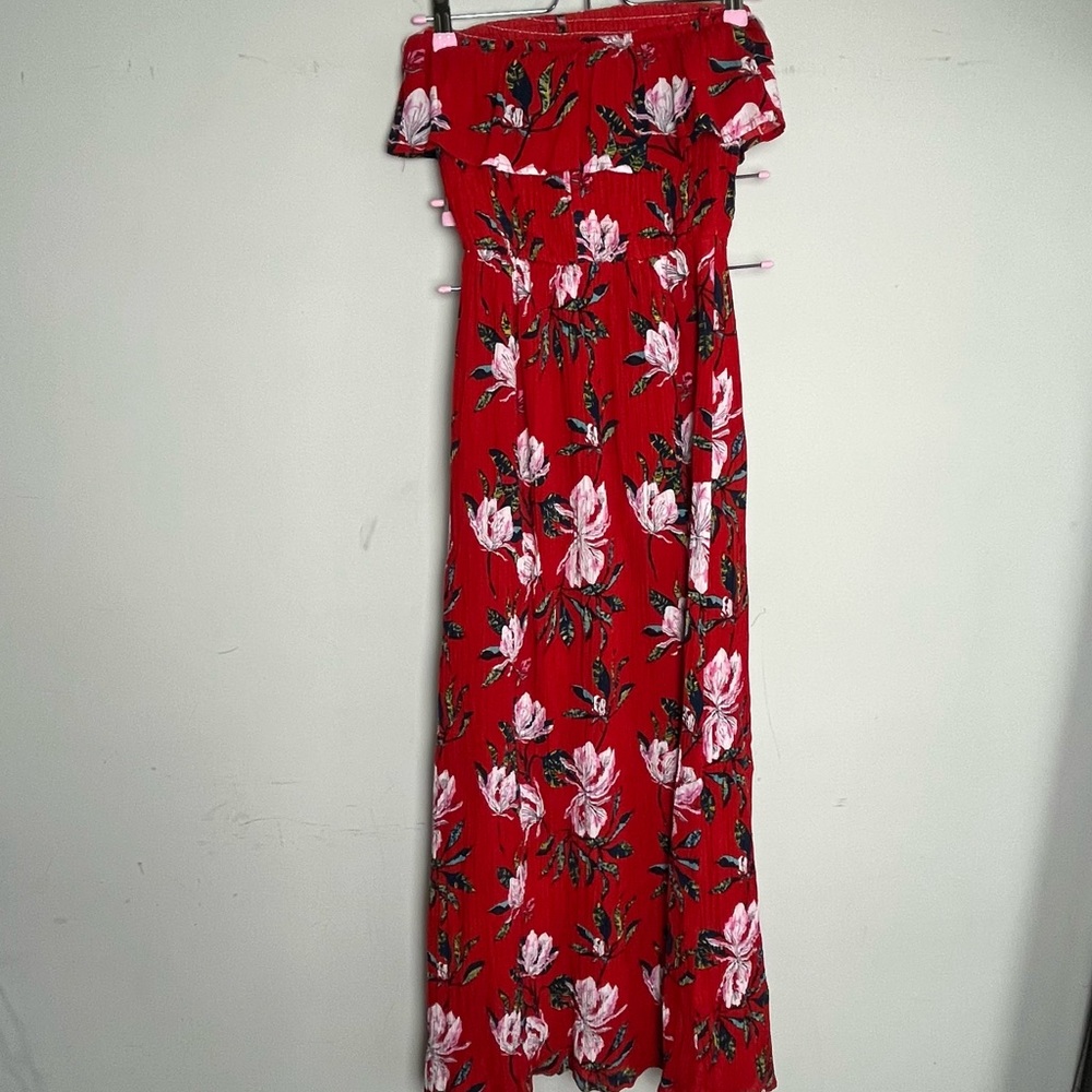 Sim & Sam Red Tube Top Dress - Picture 6 of 7